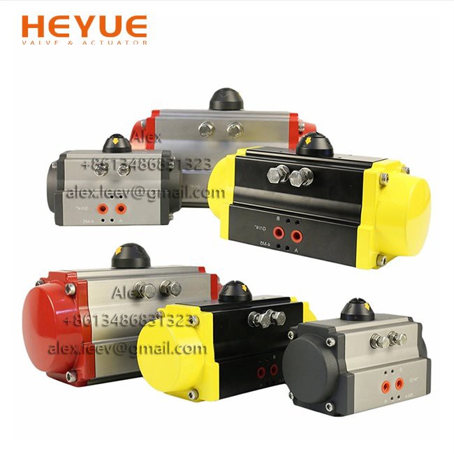 Actuador neumático de doble efecto